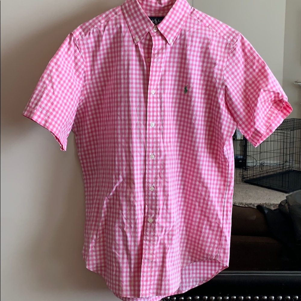 MENS short sleeve button down